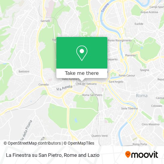 La Finestra su San Pietro map