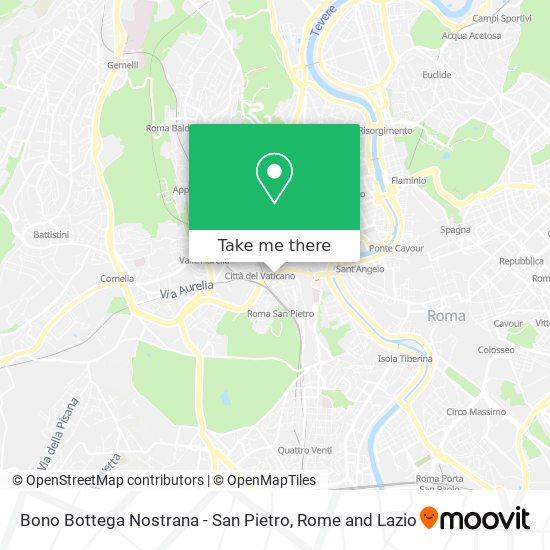 Bono Bottega Nostrana - San Pietro map