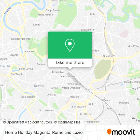 Home Holiday Magenta map