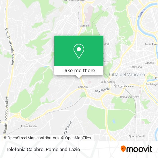 Telefonia Calabrò map