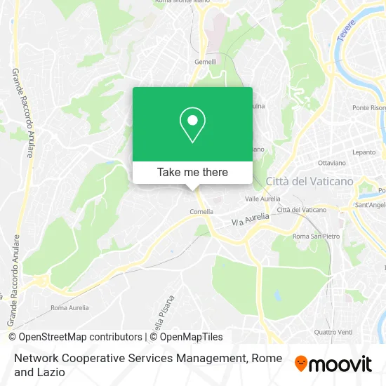 Network Cooperative Services Management map