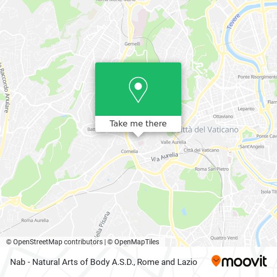 Nab - Natural Arts of Body A.S.D. map