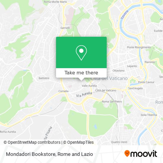 Mondadori Bookstore map