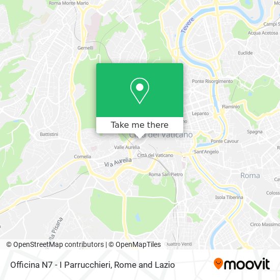 Officina N7 - I Parrucchieri map