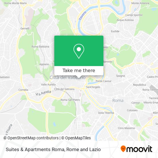 Suites & Apartments Roma map