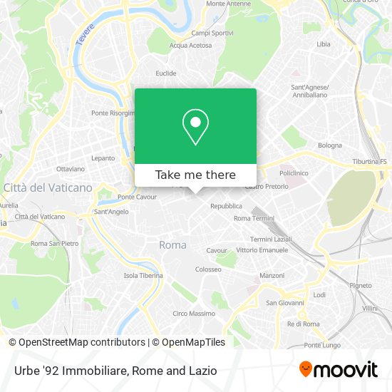 Urbe '92 Immobiliare map