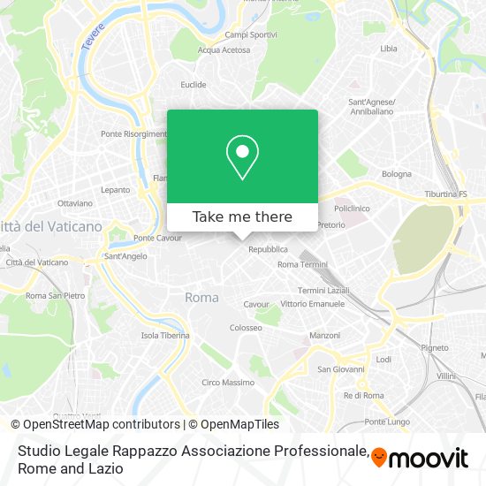 Studio Legale Rappazzo Associazione Professionale map