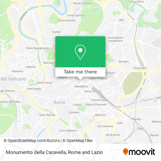 Caravella Monument map