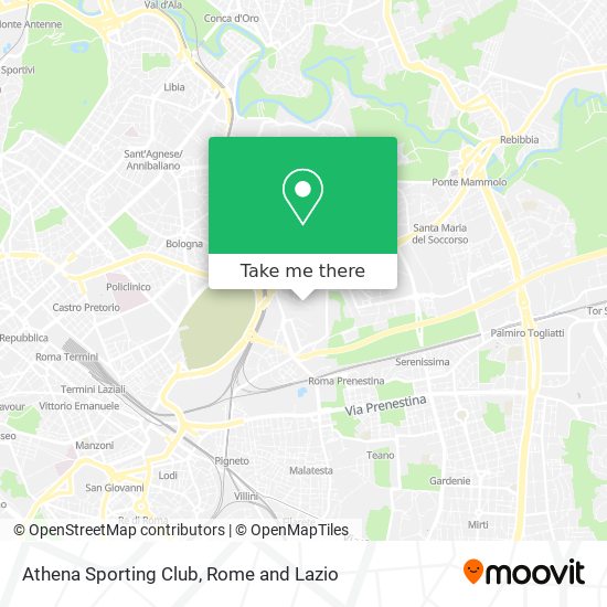 Athena Sporting Club map