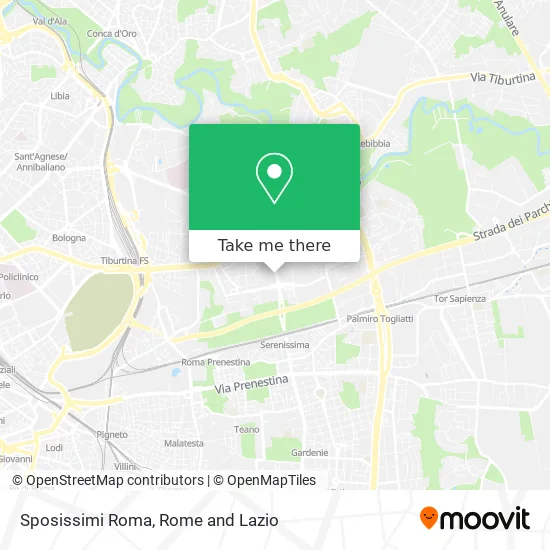 Sposissimi Rome map