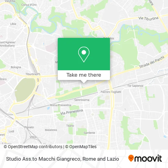 Macchi Giangreco Associated Studio map