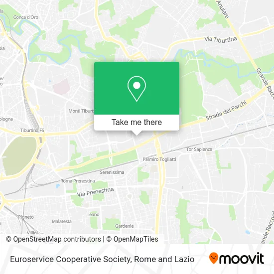 Euroservice Cooperative Society map