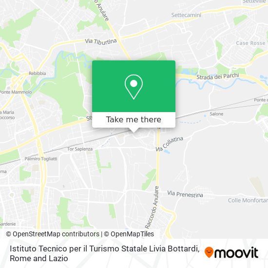 Istituto Tecnico per il Turismo Statale Livia Bottardi map