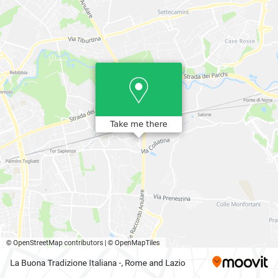La Buona Tradizione Italiana - map