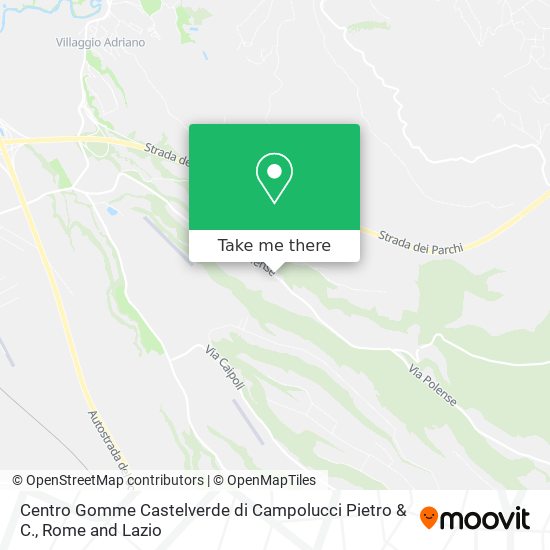 Centro Gomme Castelverde di Campolucci Pietro & C. map