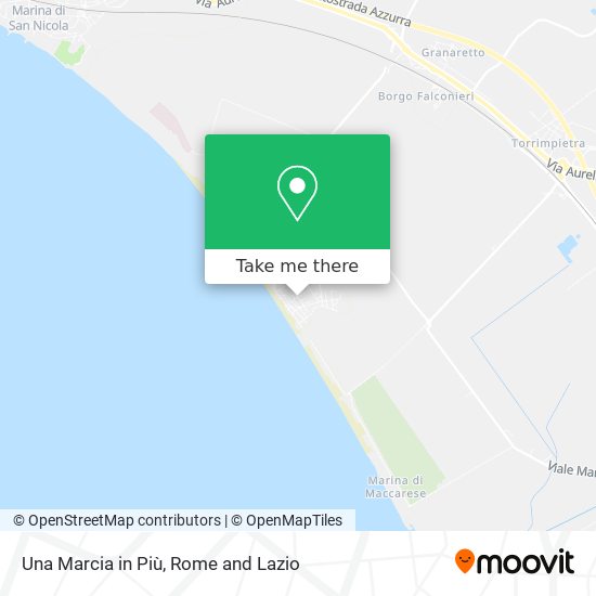 Una Marcia in Più map
