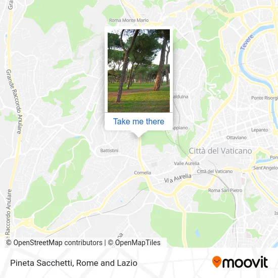Pineta Sacchetti map