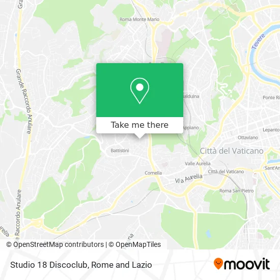 Studio 18 Discoclub map