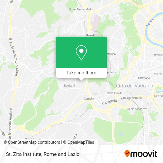 St. Zita Institute map