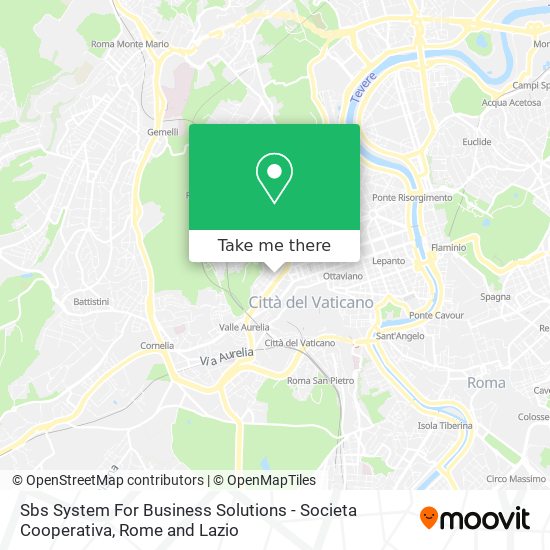 Sbs System For Business Solutions - Societa Cooperativa map