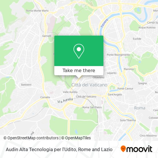 Audin Alta Tecnologia per l'Udito map