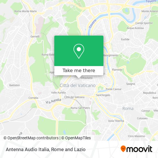 Antenna Audio Italia map