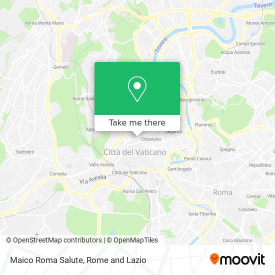 Maico Roma Salute map