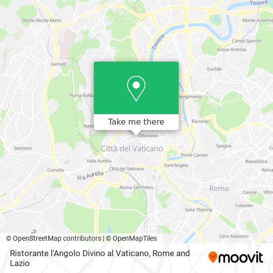 Ristorante l'Angolo Divino al Vaticano map