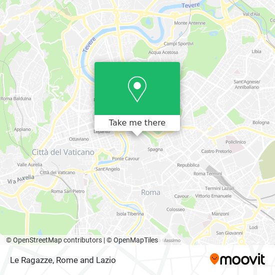 Le Ragazze map