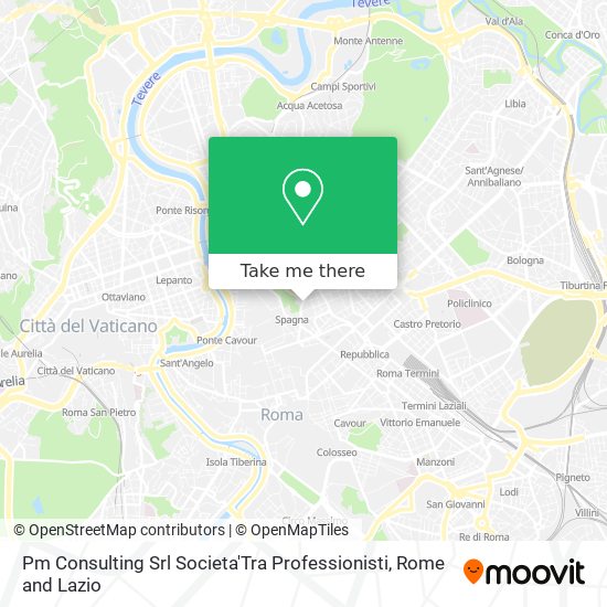 Pm Consulting Srl Societa'Tra Professionisti map