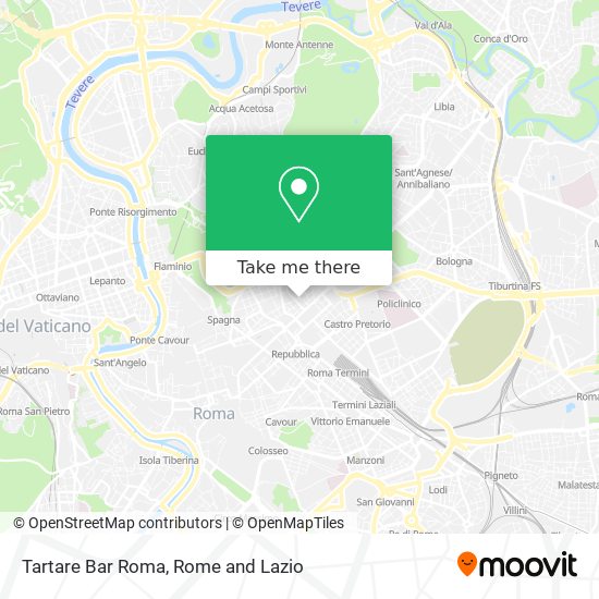 Tartare Bar Roma map