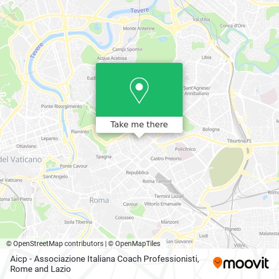 Aicp - Associazione Italiana Coach Professionisti map