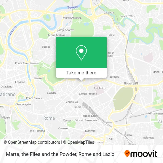 Marta, the Files and the Powder map