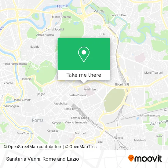 Vanni Medical Supplies map