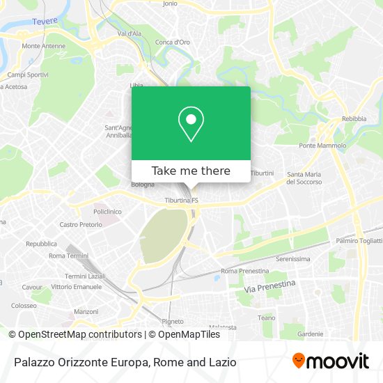 Palazzo Orizzonte Europa map