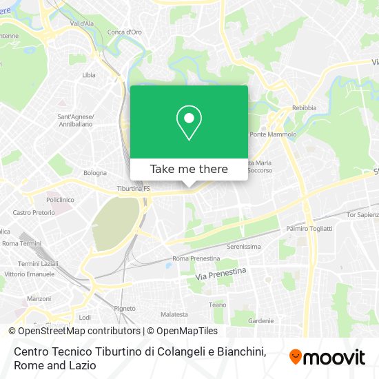 Centro Tecnico Tiburtino di Colangeli e Bianchini map