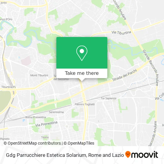Gdg Hairdresser Aesthetics Solarium map