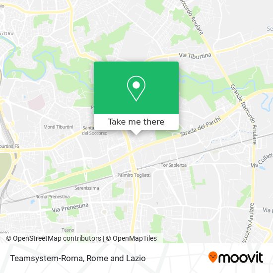 Teamsystem-Roma map