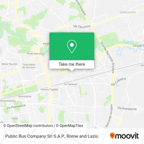 Public Bus Company Srl S.A.P. map