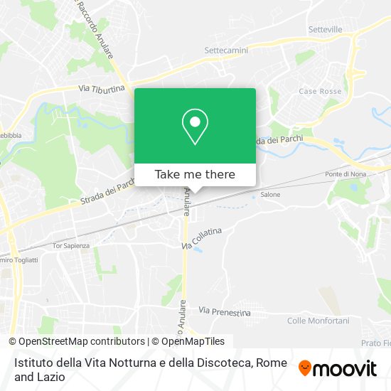 Istituto della Vita Notturna e della Discoteca map