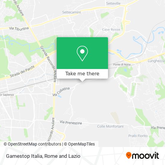 Gamestop Italia map