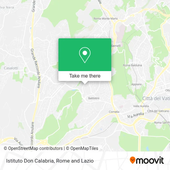 Don Calabria Institute map