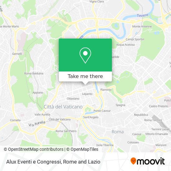 Alux Eventi e Congressi map