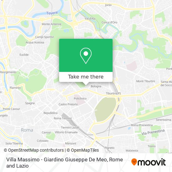 Villa Massimo - Giardino Giuseppe De Meo map