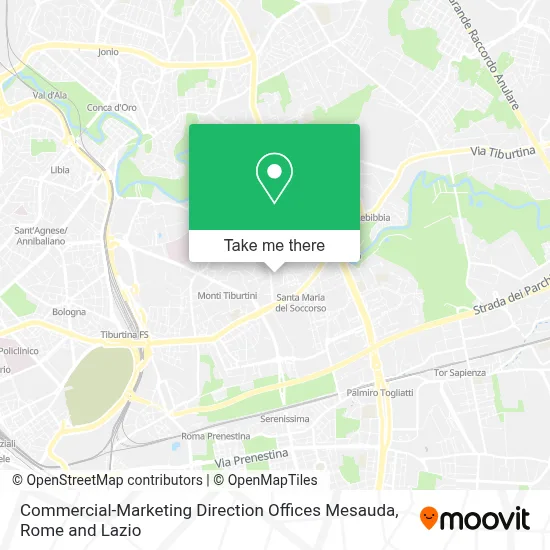 Commercial-Marketing Direction Offices Mesauda map