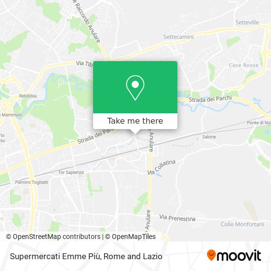 Supermercati Emme Più map