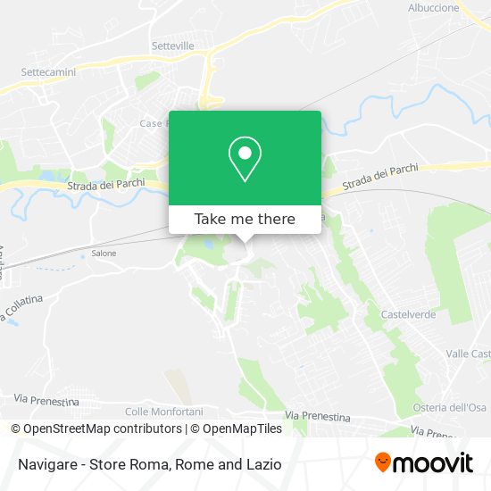 Navigare - Store Roma map