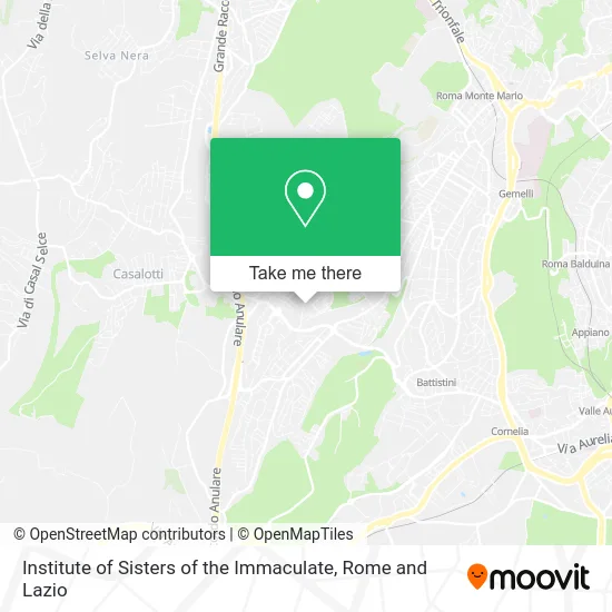 Institute of Sisters of the Immaculate map