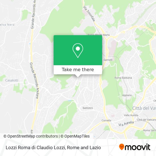 Lozzi Roma di Claudio Lozzi map