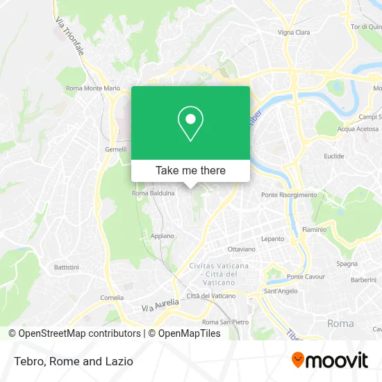 Tebro map